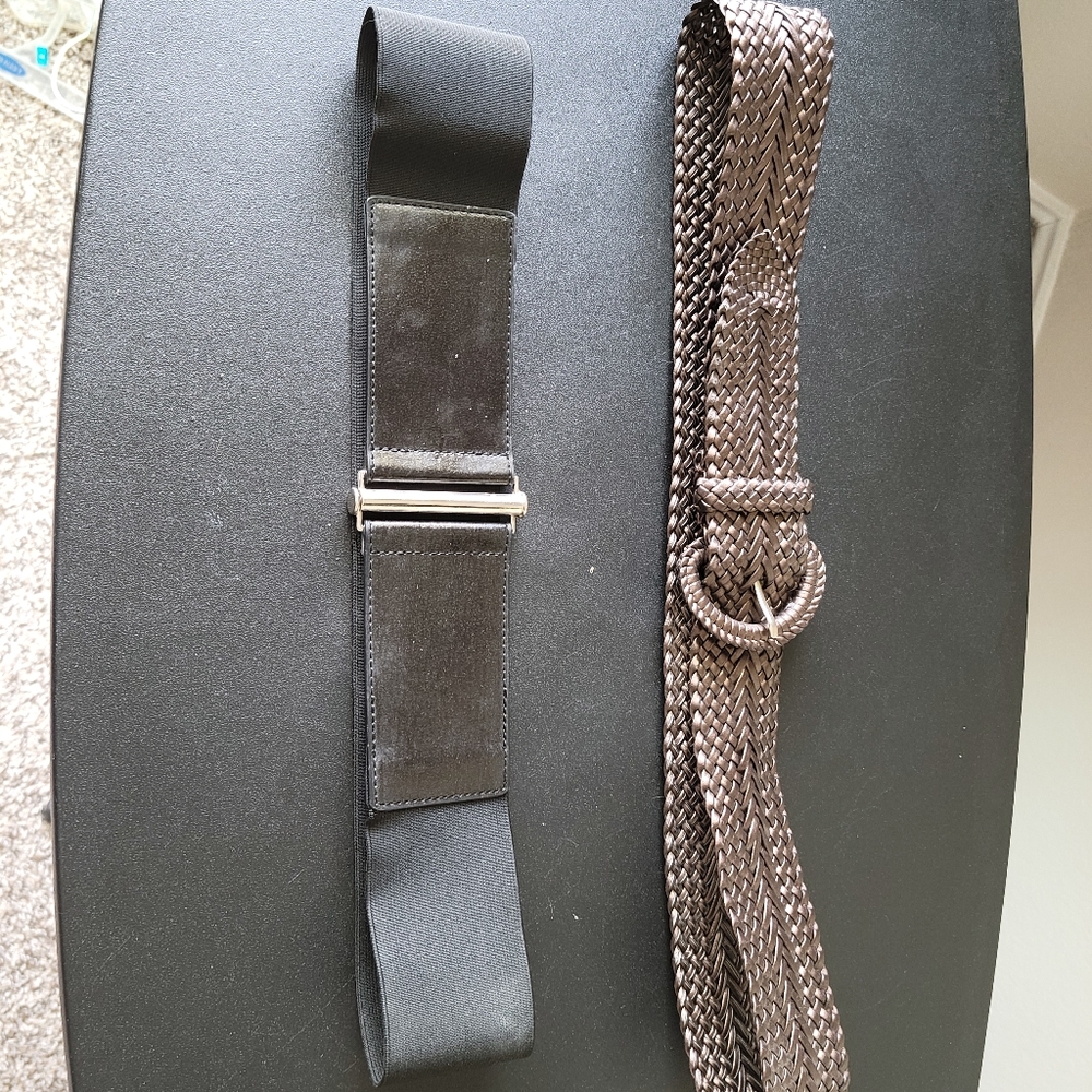 Ny& Co , Size M/L and L, belts, black and brown
